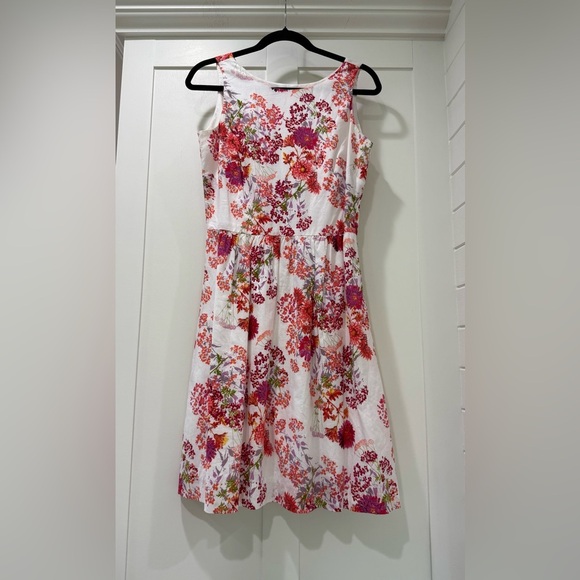 Garnet Hill Vibrant Floral Dress - Picture 1 of 5